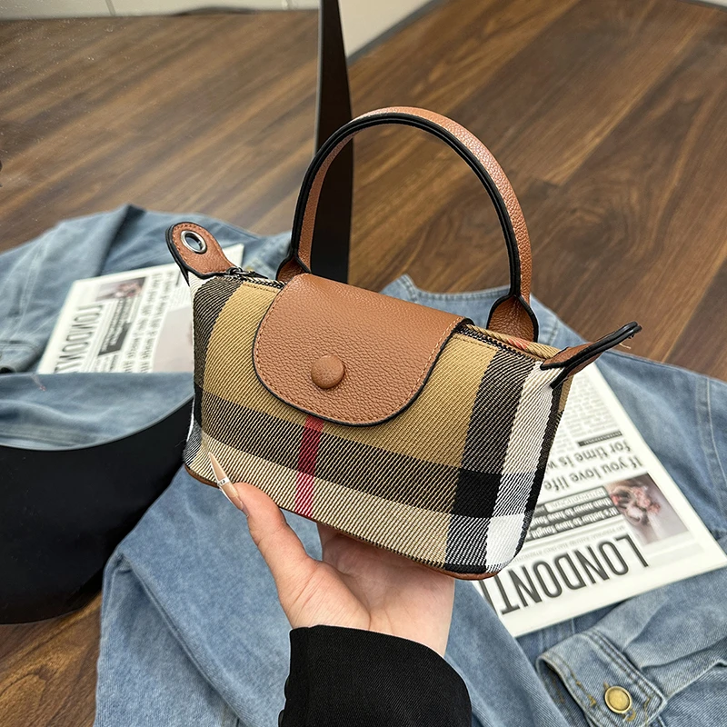 حقيبة حمل أنيقة للركاب - محفظة كروس بسيطة مع شعار باريس العتيق، حقيبة يد جلدية أنيقة للنساء