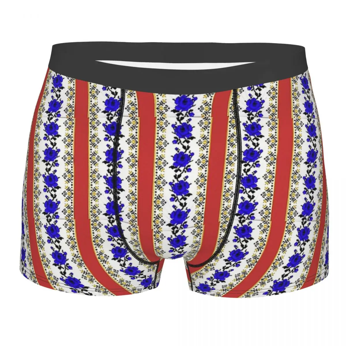 Vyshyvanka Embroidery Latest Pattern Underpants Homme Panties Man Underwear Print Shorts Boxer Briefs