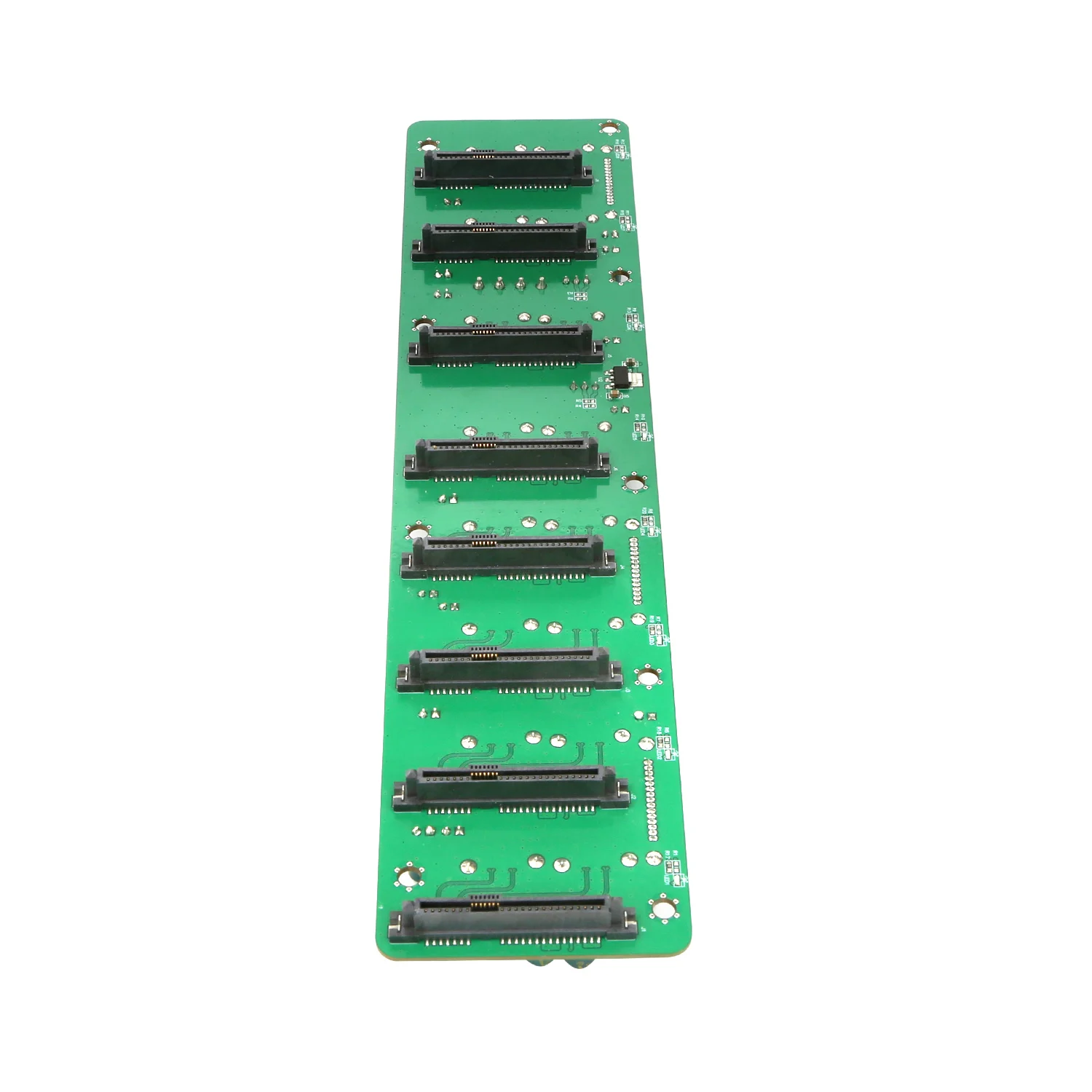 PC Server Backplane Circuit Board, 7Pin, 15Pin, Fonte de Alimentação, 3Pin, Fan Header, Adaptador HDD, 8 x SFF, 8639 PCIe HDD Adaptador, Motherboard