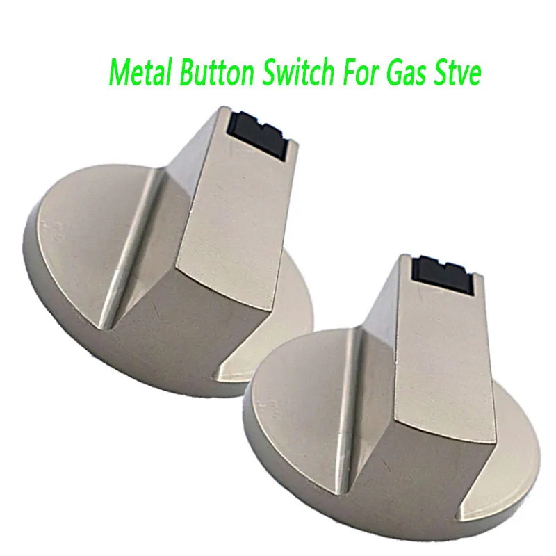 4 Pcs Metal Button Switch For Kitchen Cooker Gas Stve Switch Control Knobs Household use Gas Stove Replacement Parts