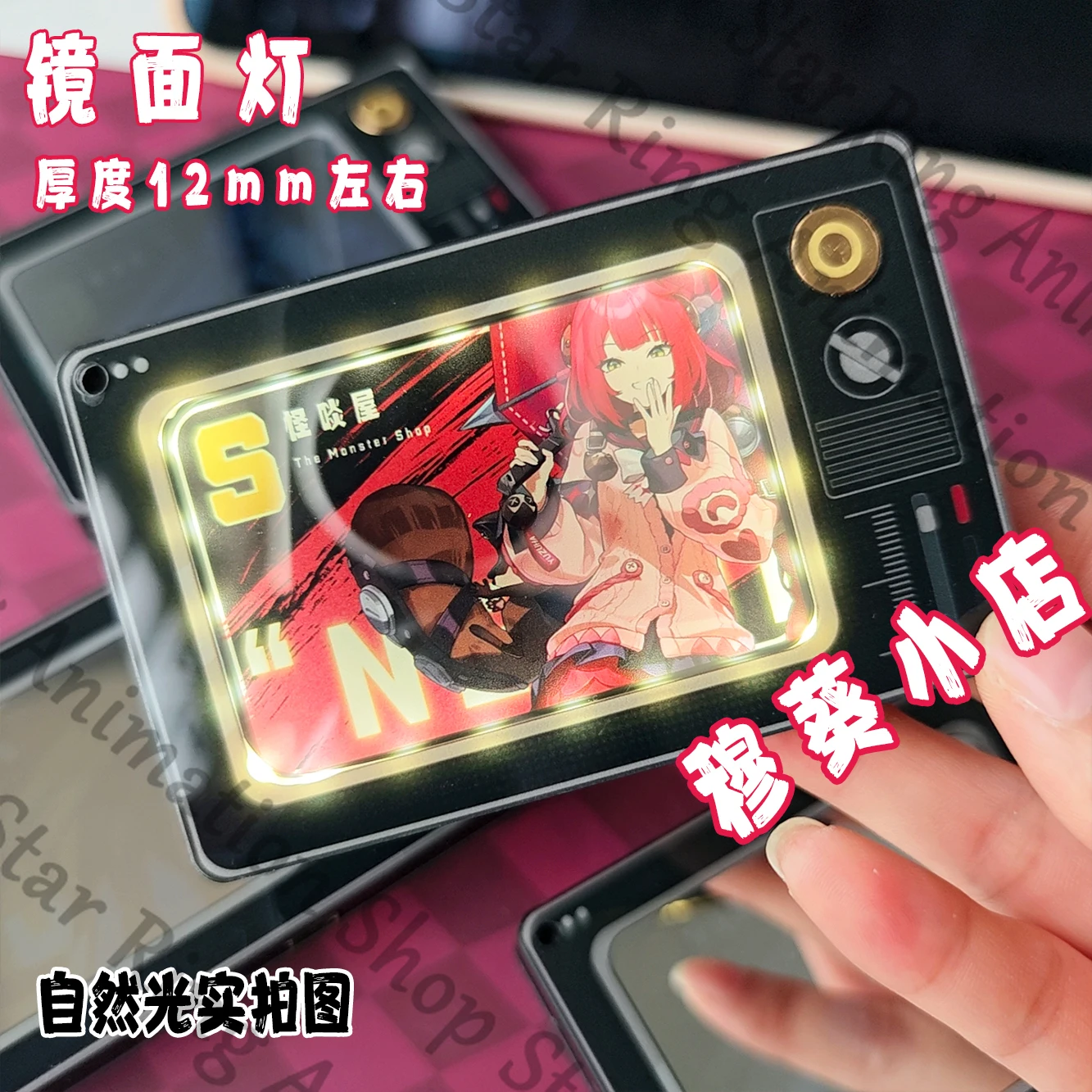 

Zenless Zone Zero Anime Night Light Pendant Keychain Cosplay Lamp Illumination Decoration Cartoon Gift prop property