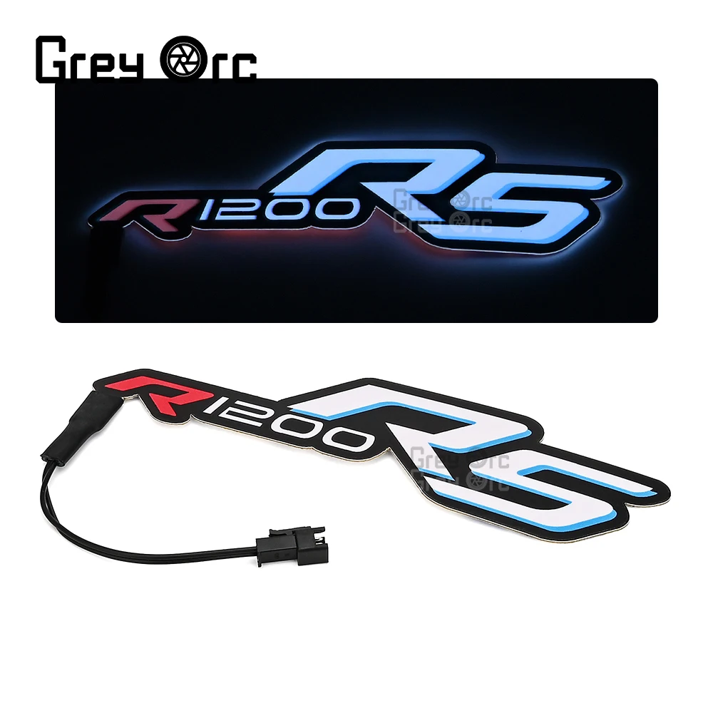 

For BMW R1200RS R1200 R 1200 RS Motorcycle LED Cold Light Patch Fairing Body Sticker Logo Decoration Lamp Flashing