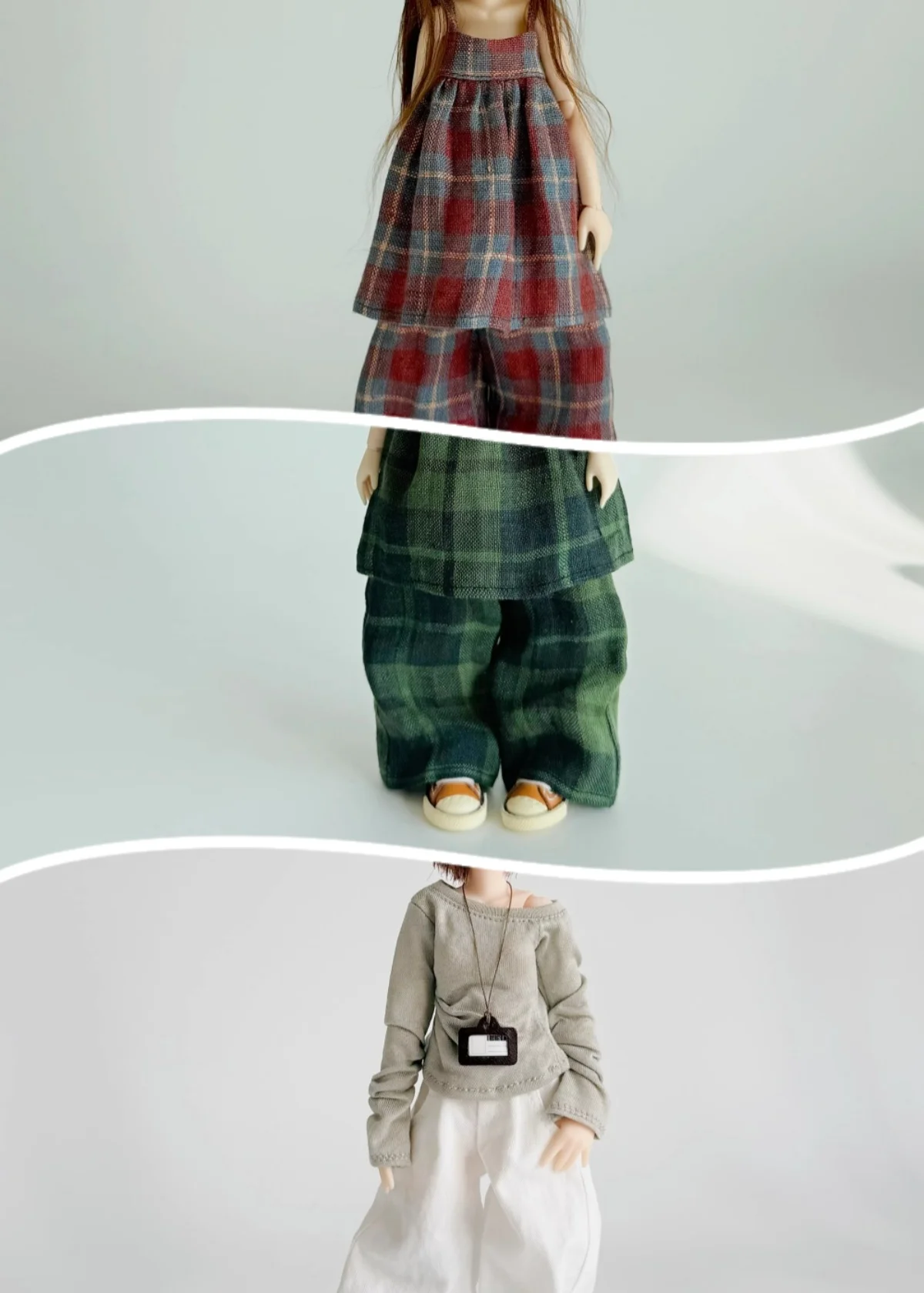 

【No Figure】Pre-sale Handmade Female Doll's Clothing Accessories Collection Slim Strap T-shirt For Action Figure Fit Ob22 Blyth