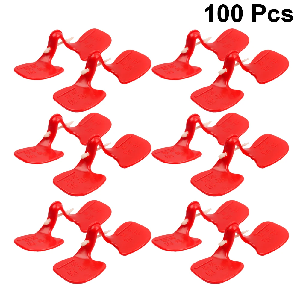 

100pcs Durable Chicken Glasses Anti-Pecking Eye Mask Farm Poultry Goggles No Perforated Glass Increase Egg Production Prevent
