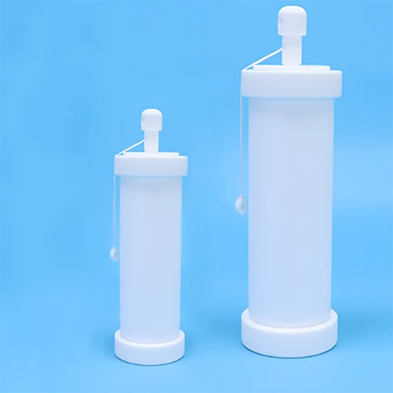Three-acid bottom sampler corrosive strong acid-base liquid sampler PTFE polytetrafluorocarbon bottom valve sampler