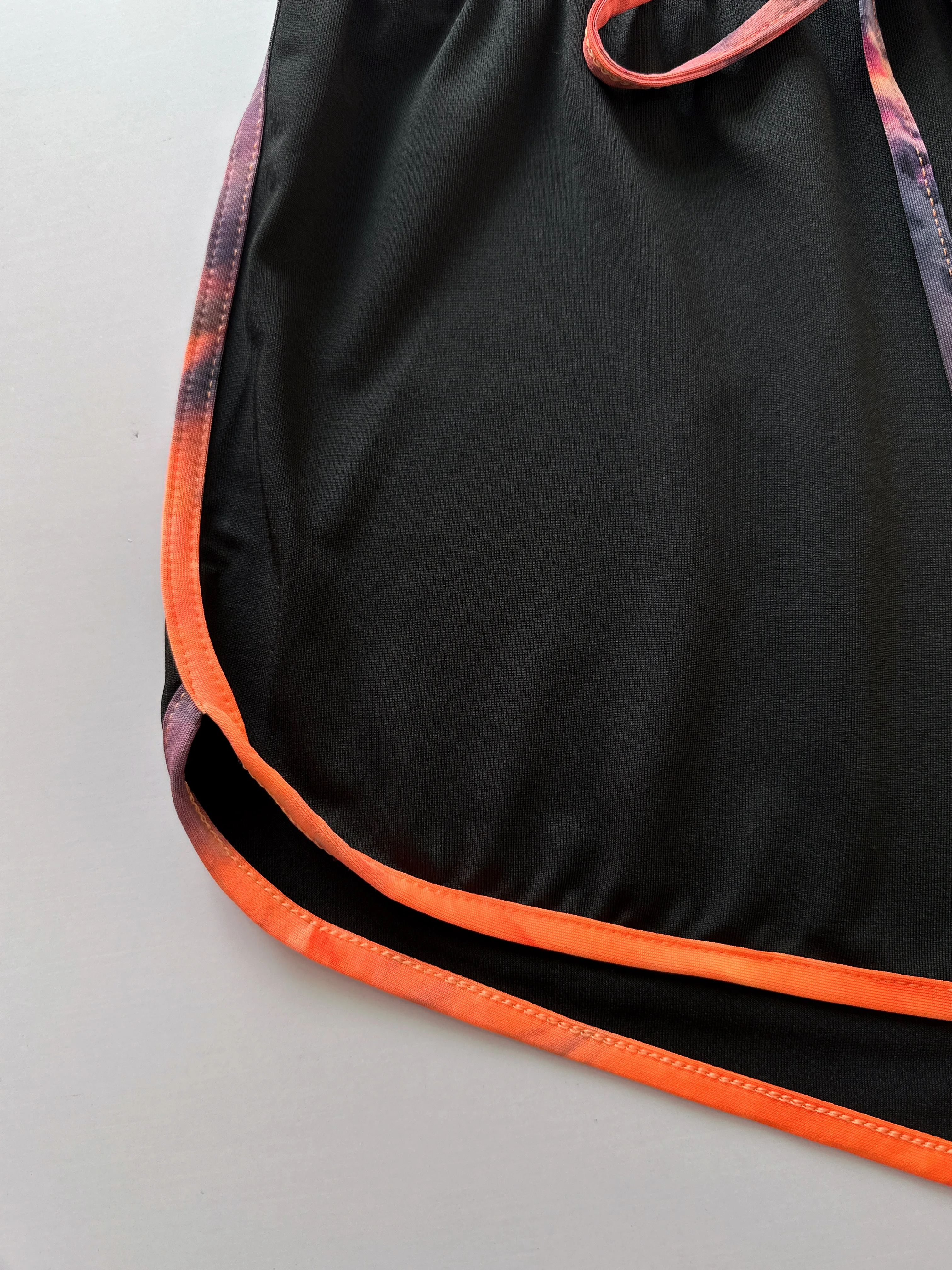 エレガントな方向性のある+6ピースセットのボウノットカジュアルファッションホームタイダイカラーブロックトリムサマーレディースショーツ