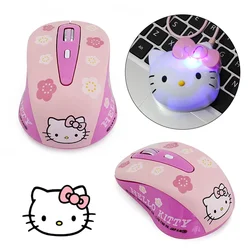 Sanrio Hello Kitty Wireless Bluetooth Mouse Portable Silent Ergonomic Mice For Laptop IPad Tablet Notebook Office Gaming Mouse