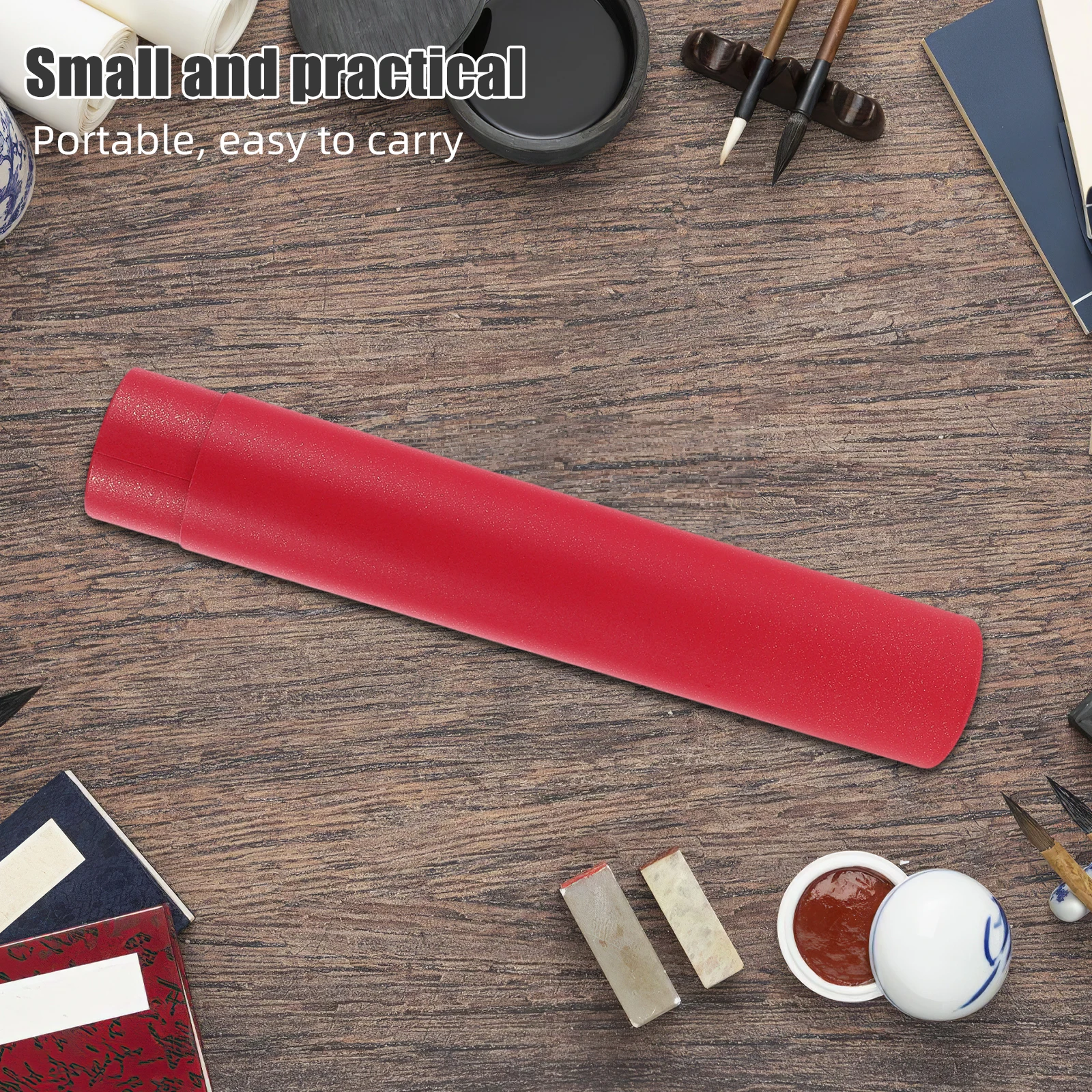 أنبوب تخزين فني قابل للتمديد، أنبوب بريد ورقي، حاوية تخزين للرسم للملصقات والوثائق والخرائط وفن الخط #6