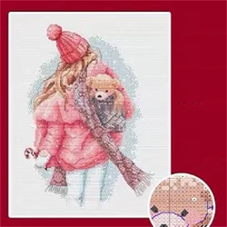 6711 counted cross stitch complete kit Cross-stitch hobby DIY Embroidery kit cross stitch set Needlework Kids handicrafts adults