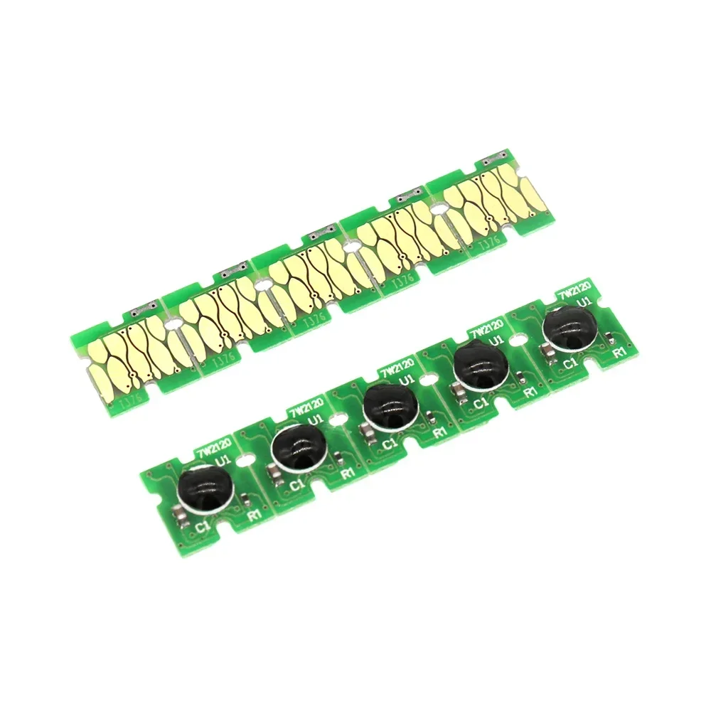 DAT 5pcs T376 One Time Chip For Epson PictureMate PM-525 Printer Chip Compatible For T376 Ink Cartridge Chip