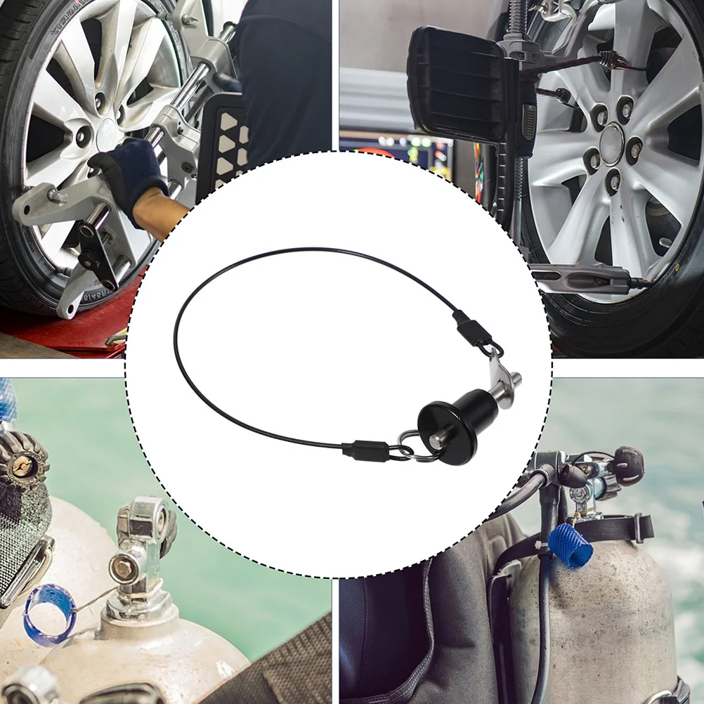 

1Pcs Quick Release Ball Pin Convenient Fixing Machine with Rope Durable Long-Lasting Performance Steel Ball Lock Pin