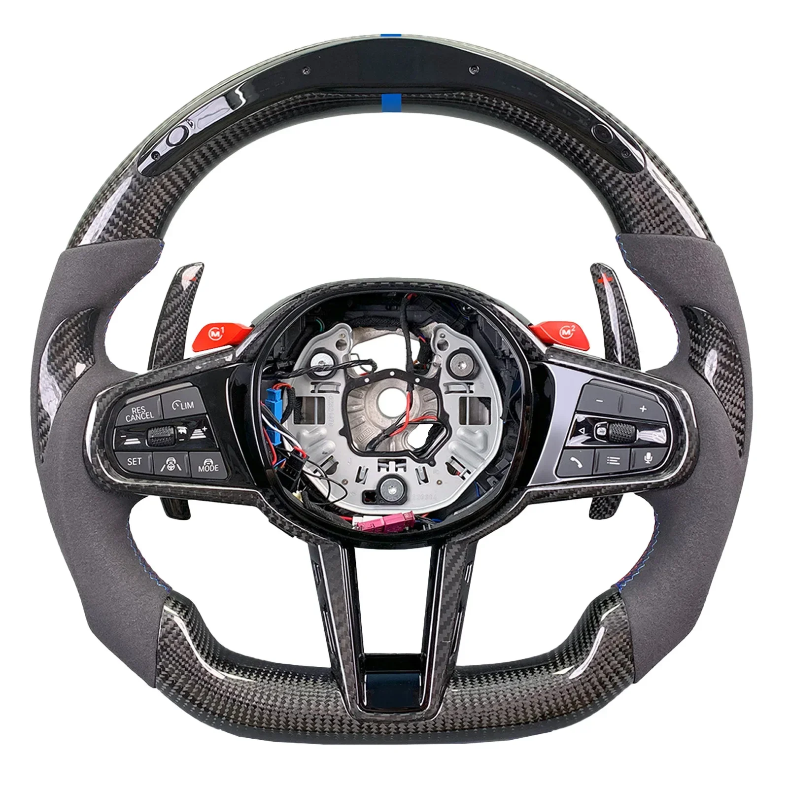 For BMW Carbon Fiber Steering Wheel Customized 2 3 4 5 6 Series G20 G30 2018-2022