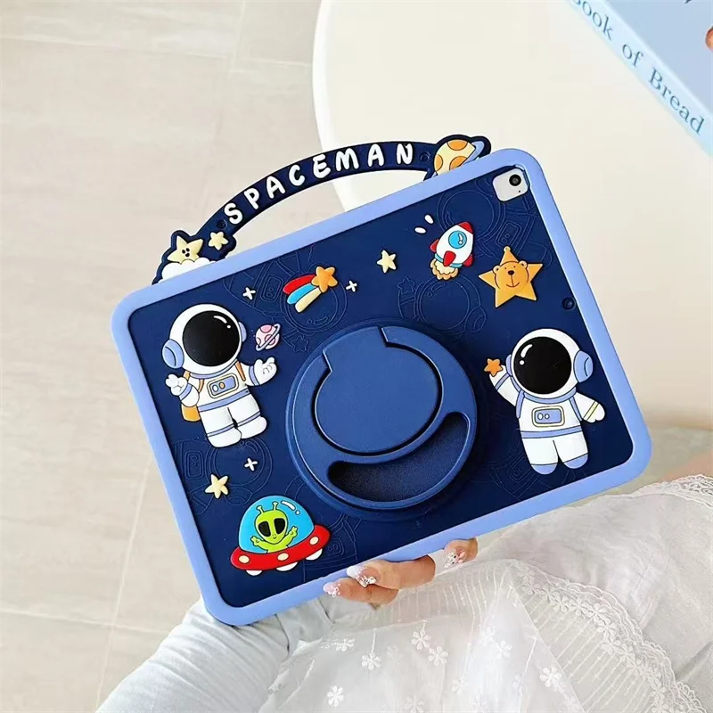 For Honor Pad 8 9 10 12.1 X8 X8a X9a 11.5 MatePad SE 11 10.4 11.5S T10S T5 10.1 inch Kid Cartoon Tablet Case Stand Silicon Funda