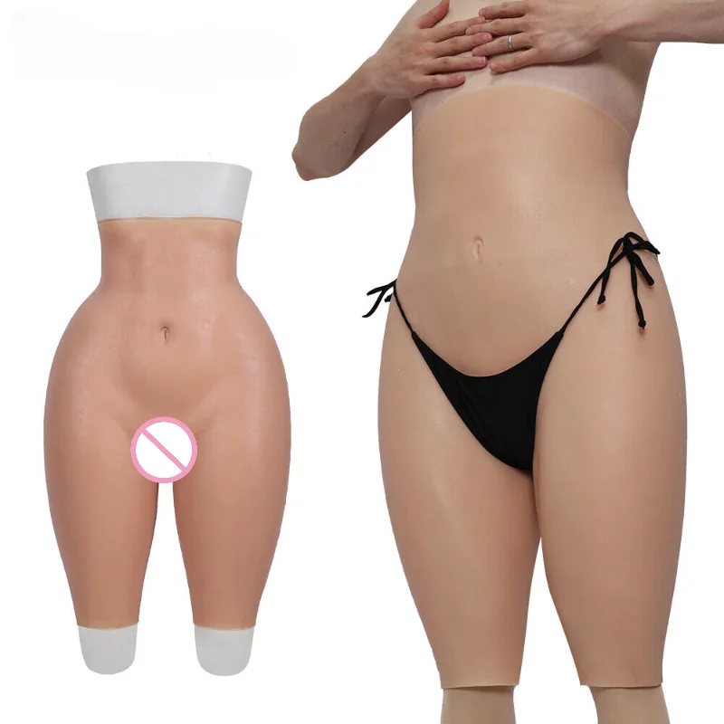 Silicone Pants Small Super Strong Fake Vagina Panties Hip Shaping Pants Large Performance Clothing