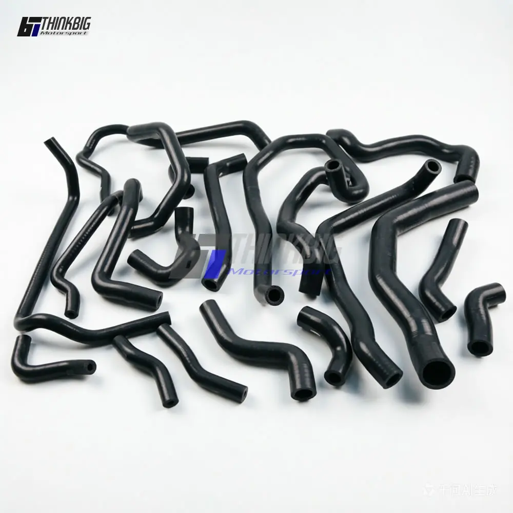 Silicone Radiator Hose Kit For 2013-2020 VW Golf MK7 MK7.5 GTI R 2.0 TSI EA888-III (19 Pieces)
