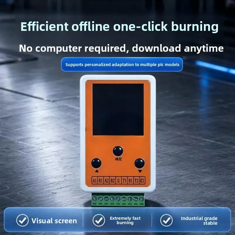 For PLC Program Offline Downloader One Click Burning Support Customization