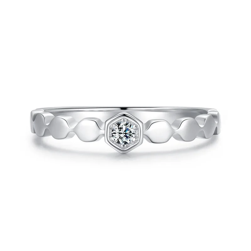 

Fashion Design Modern Silver Plated Anillos De Plata Crystal Jewelry Ring for Women
