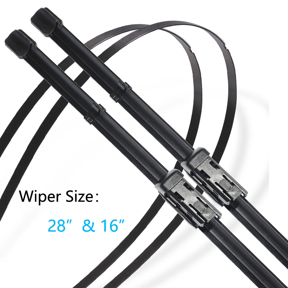 Car Wiper Blades for Peugeot 5008 2017 2018 2019 2nd 2 Gen Front Windscreen Windshield Brushes Washer Car Accessories Stickers