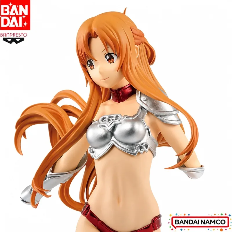 In Stock Bandai Original Banpresto Sword Art Online Asuna Action Figure Model Doll Brand New Boxed Anime Characters Toys Model view 5