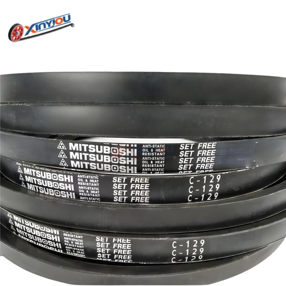 حزام MITSUBOSHI V TypeC30/31/32/33~~76/77/78/79 لنقل المعدات الصناعية والزراعية حزام على شكل حرف V في اليابان #3