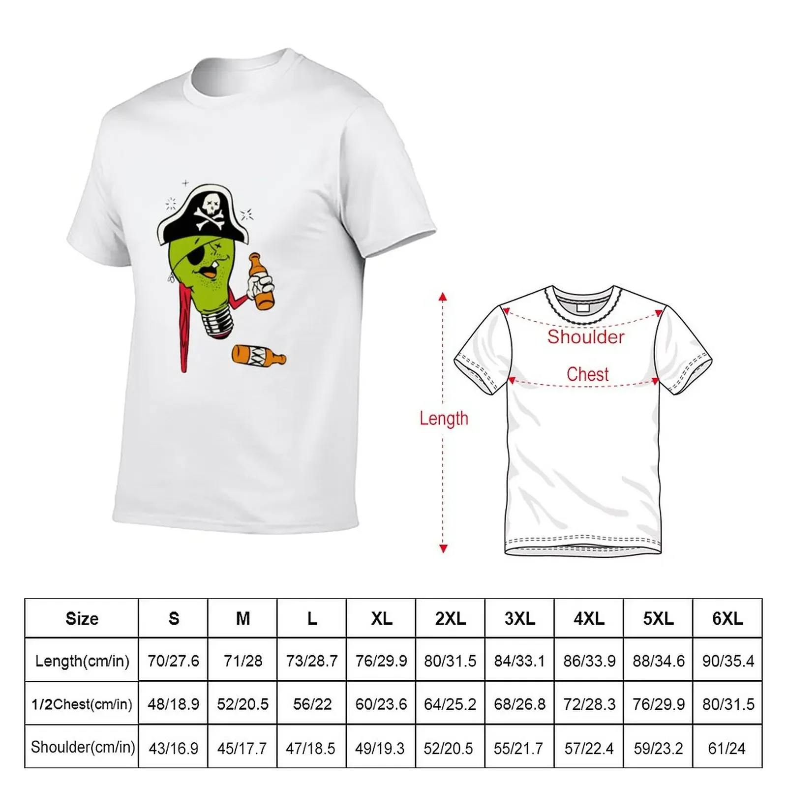 New Stumpy the pirate T-Shirt funny t shirts boys animal print shirt t shirts for men pack