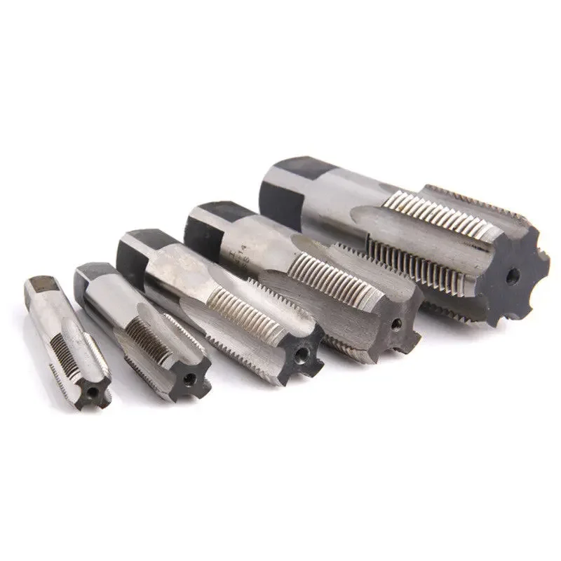 Imagem -06 - Metal Screw Thread Tap Threading Conjunto de Ferramentas Taper Pipe Tap Drill Bit Grupo Plugue Métrico Torneiras Pcs