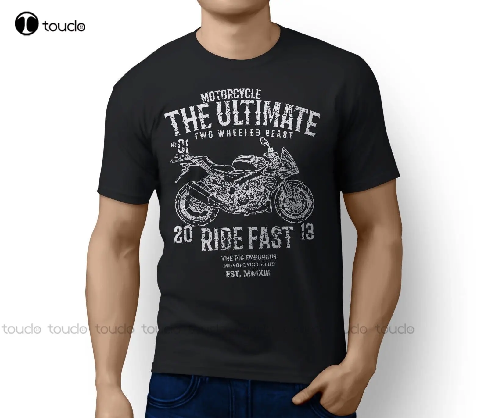 New Brand Casual Funny Cotton Short Sleeve Ultimate Italian Motorbike Tuono V4 1100Rr 2017 Inspired Motorcycle Art Unisex S-5Xl