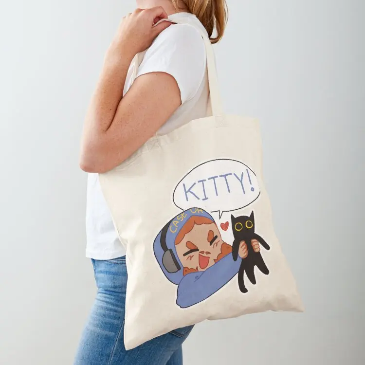 

Caseoh kitty Tote Bag shopper bag women canvas canvas tote bag Cloth Women's beach bags
