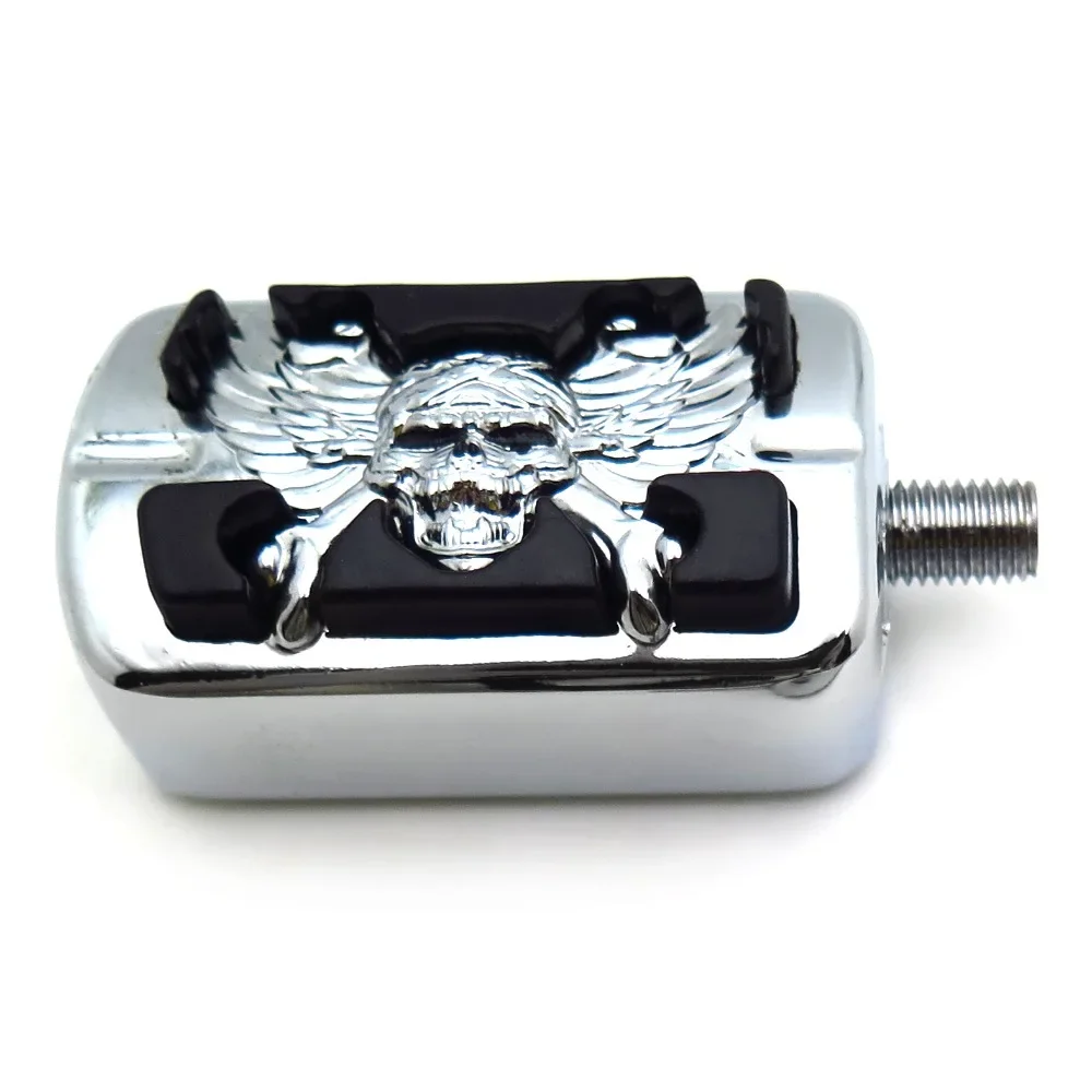 Parte del motociclo Willie Skull Shifter Peg per Harley Davidson Electra Wide Super Low Glide Softail XLX CVO Fat Boy/Fat Bob