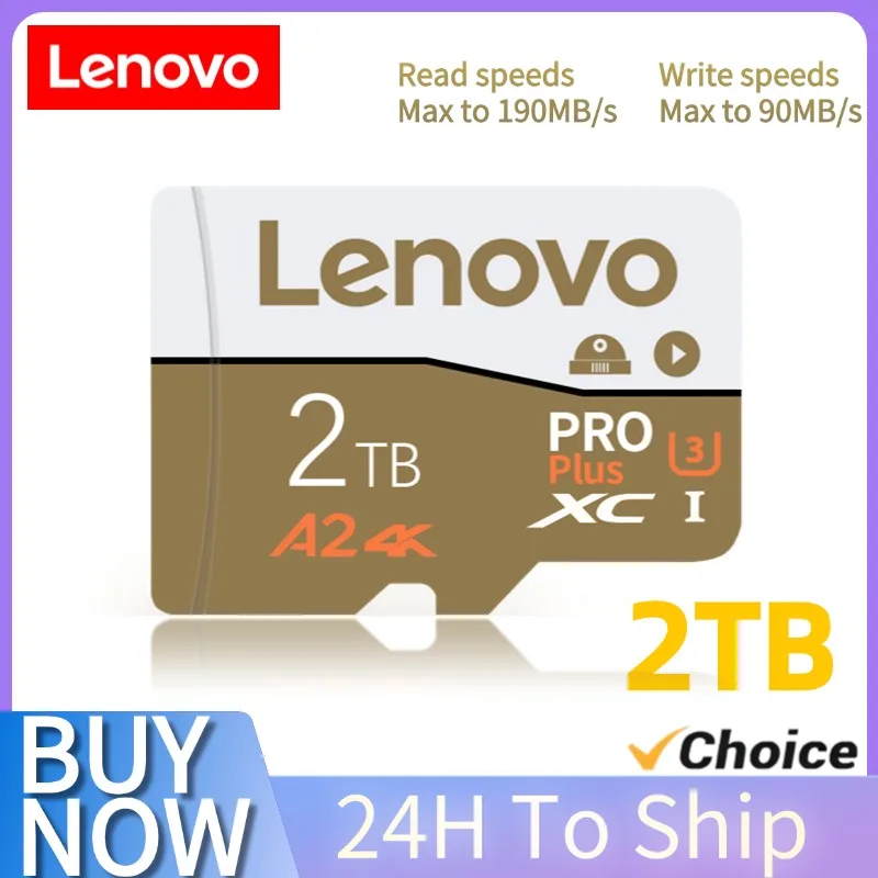 ドライブレコーダー用メモリカード,Lenovo-2TB GB,512GB, 256GB, 128GB,マイクロTF, SDカード,1テラバイト,携帯電話スピーカー,HDカメラ,2024