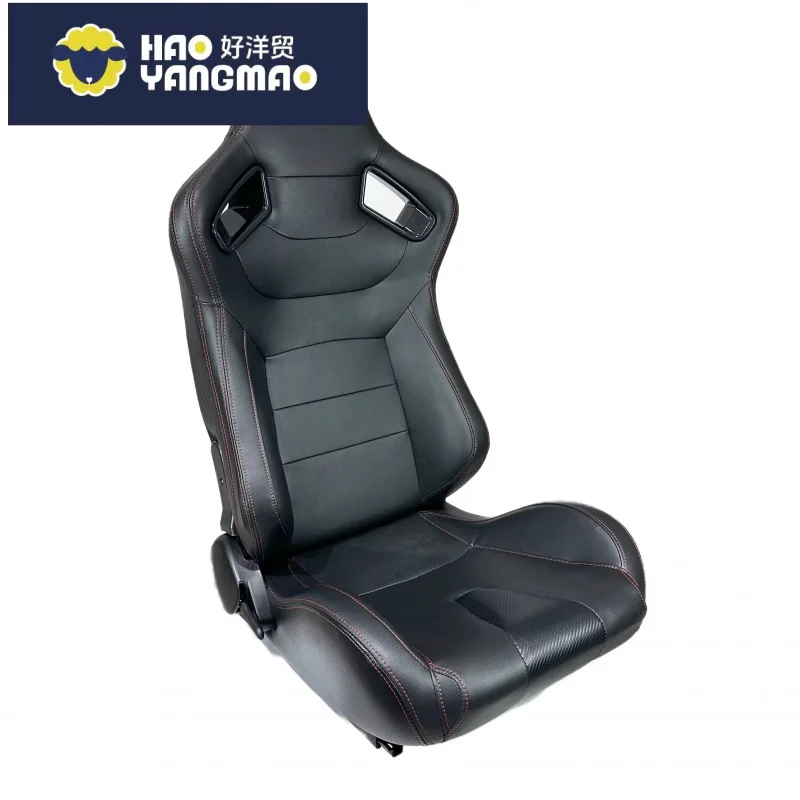 Suitable for Universal Adjustable Front and Back With Black PVC Modified Car Seats Racing Seat
