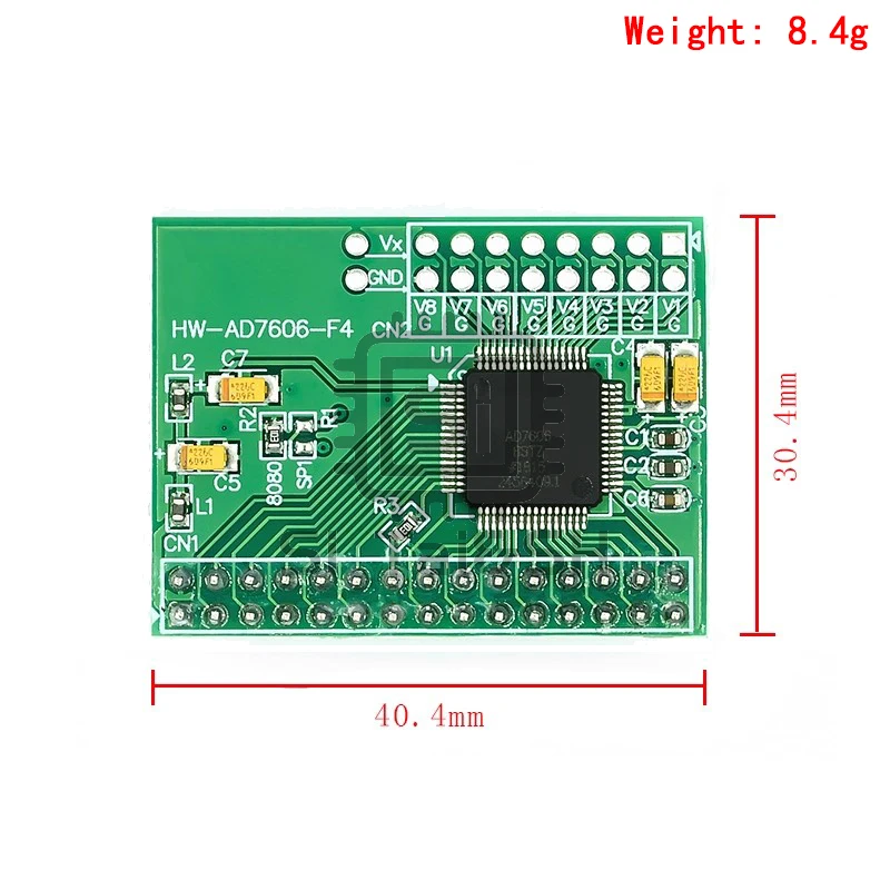 Ad7606 Data Acquisition Module 16-Bit ADCs 8-Way Synchronous Sampling Frequency Rate 200KHz