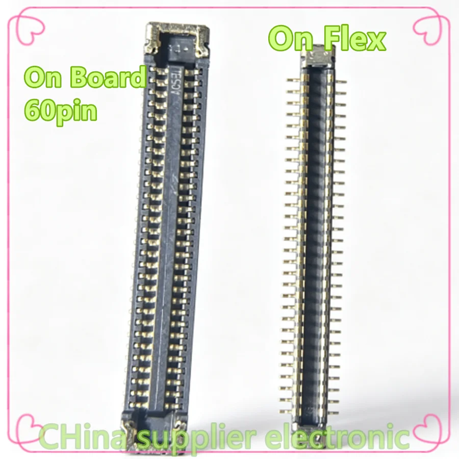 Charging Dock Main Flex FPC Connector For Xiaomi Mi 9T Mi9T F2 Pro F2Pro  Charger Plug Port On Board Motherboard  cable 60pin