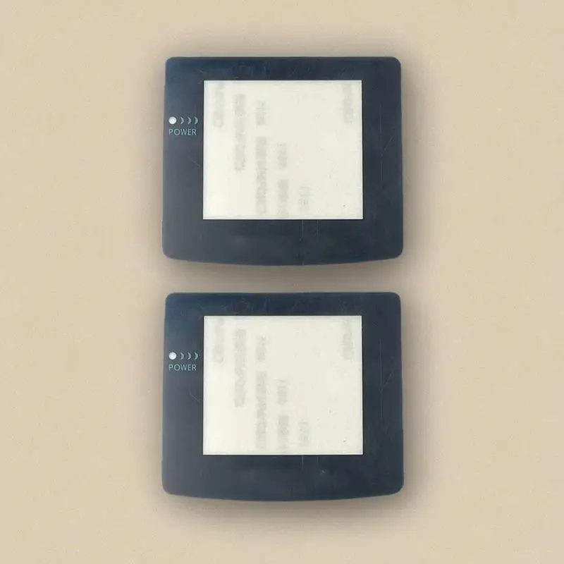 1pc für gbp gbc kunststoff linsen bildschirm glaslinsen schutz abdeckung w/adhensive parts display kunststoff bildschirm spiegel reparatur zubehör