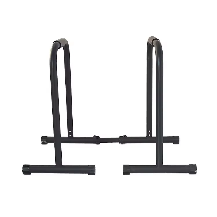 Sport Parallettes Heavy Duty Dip Stand Parallel Bar Station With Stabilizer Fitness Home Gym Equipment