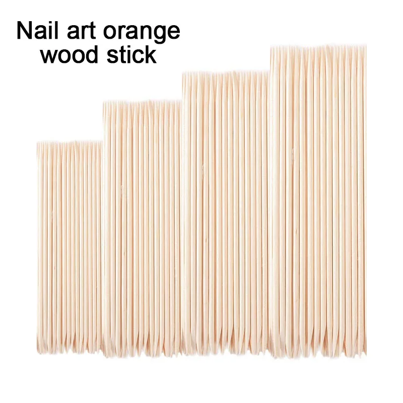 Nouvelles bâtons en bois pour ongles, pour le nettoyage des ongles, baguettes en palissandre, poussoir à cuticules, outil pour cuticules JMB01