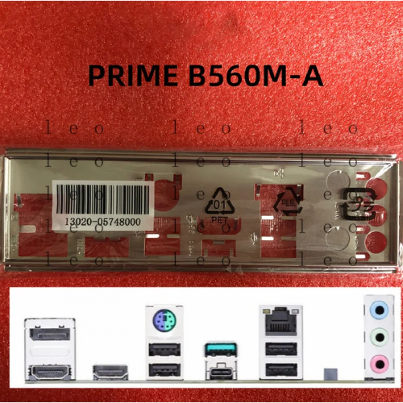 QW  I/O Shield Backplate For ASUS PRIME B560M-A Motherboard IO