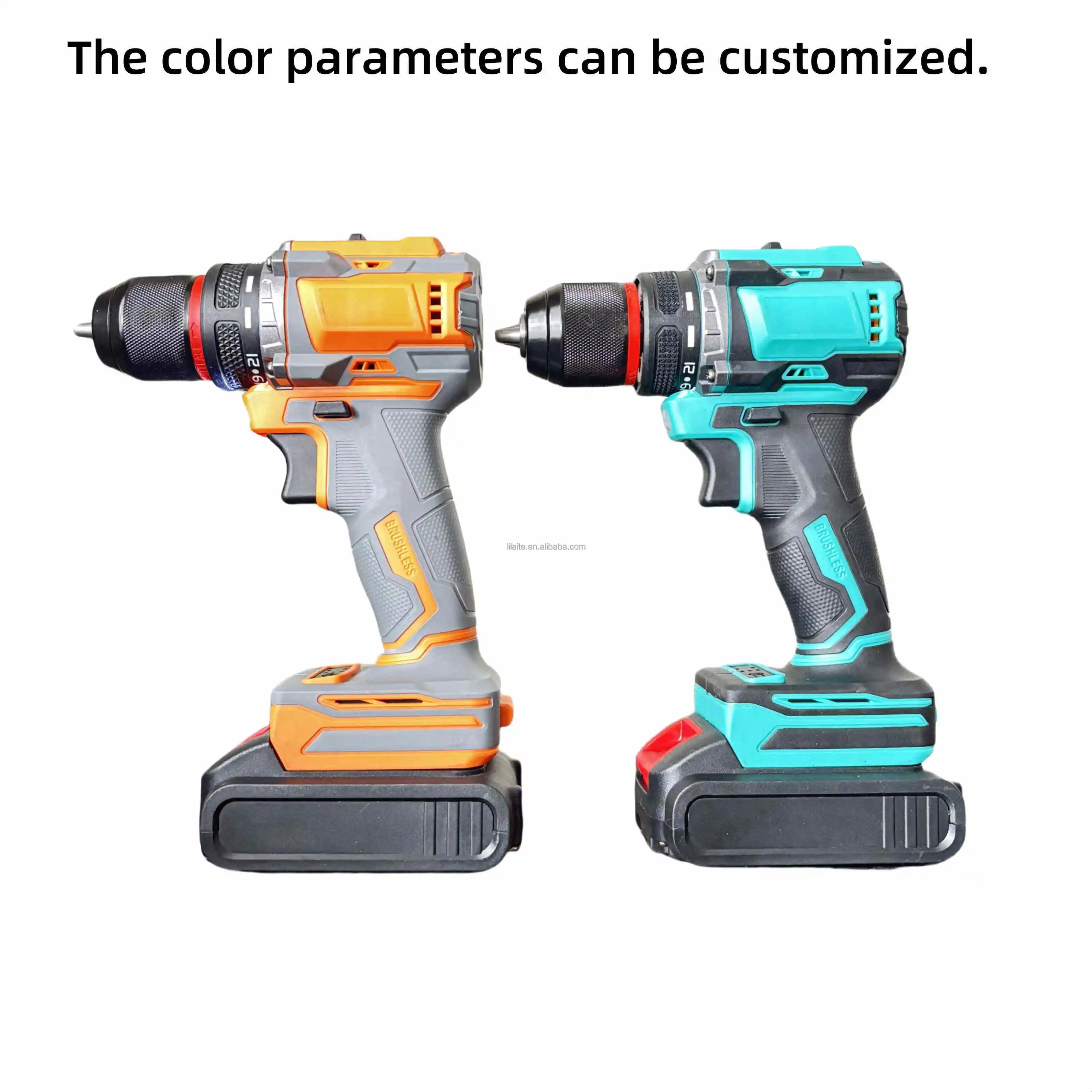 جهاز حفر كهربائي محمول باليد، مثقاب مطرقي صدمي بدون فرش، بطارية ليثيوم متغيرة السرعة، مثقاب كهربائي صغير للأداة