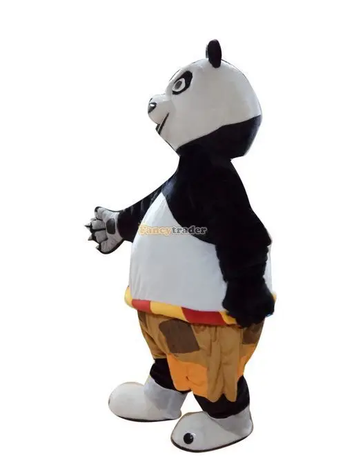 Nowa dorosła gorąca sprzedaż pianka urocza lalka Kung Fu Panda kostium maskotka z kreskówki pluszowe przebranie na boże narodzenie kostium maskotka na Halloween