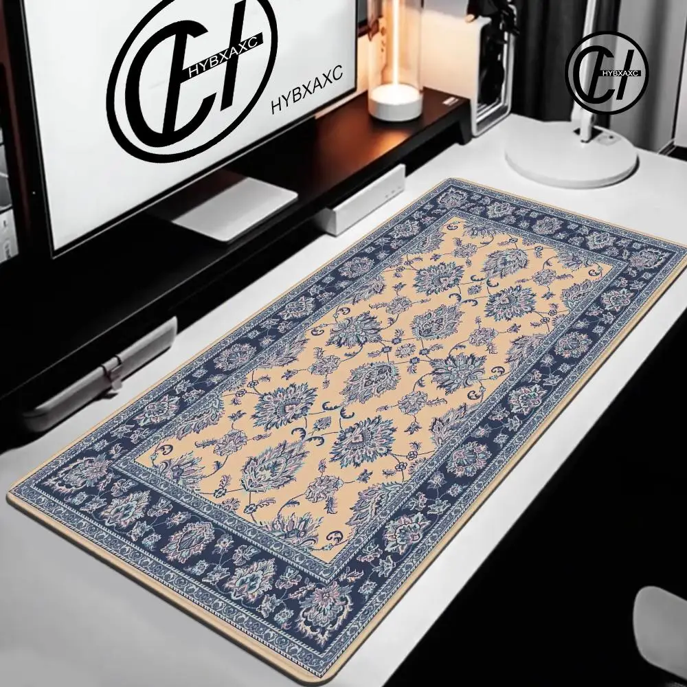 

Persian Carpet Mysterious Desk Mouse Pad Cute HD Desk Pad Extended Gaming Keyboard Mats Large 100x50cm XXL Gamer Mousepad