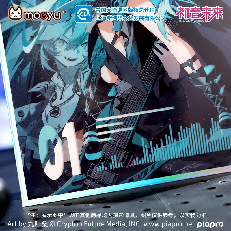 Moeyu Vocaloid Hatsune Miku Passionate Rave Acryl Malerei Pad Farbe Poster Board Anime Figur Pad