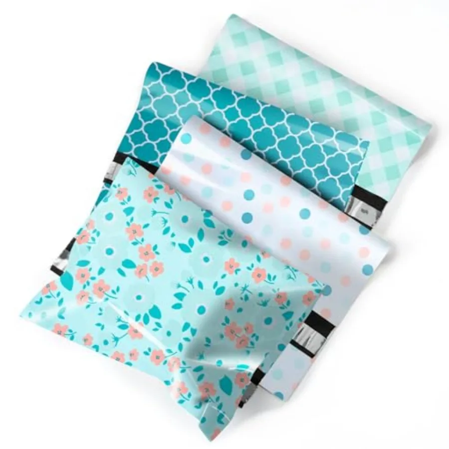 

Poly Mailers Shipping Bags Pretty Thick Self Adhesive Mailing Envelopes 10x13 Inch, 40 Pack - Flower Design