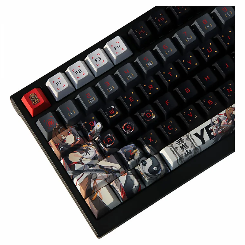 M.A.O Game120 Keys ZZZ Keycaps Ye Shunguang Theme Keycap PBT KEY CAP DYE-Sub Cherry Profile Key Cap for Made68 Mad68 Wooting 60 - view 4
