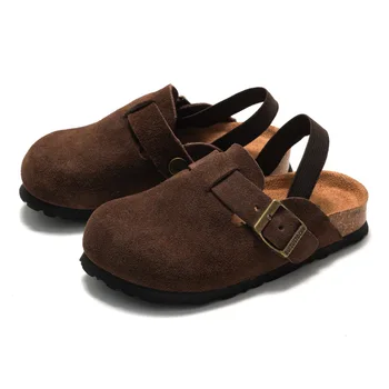 Kidmi Suede Kids Clogs 1