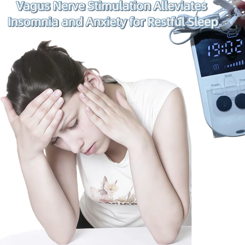 Vagus Nerve Stimulator with CES and Electronic Acupuncture - Ear Clip Device for Sleep and Anxiety