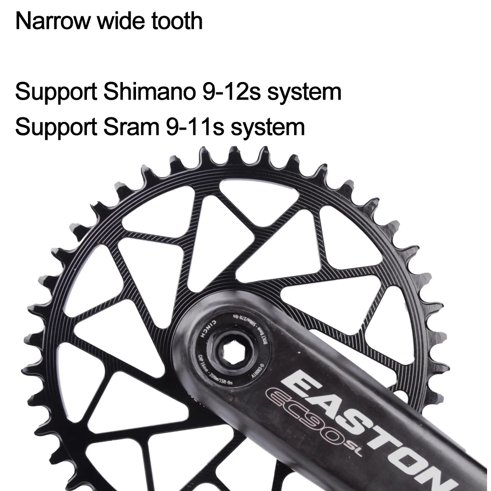 ストーンラウンドチェーンリング ダイレクトマウント EC90 EC90SL