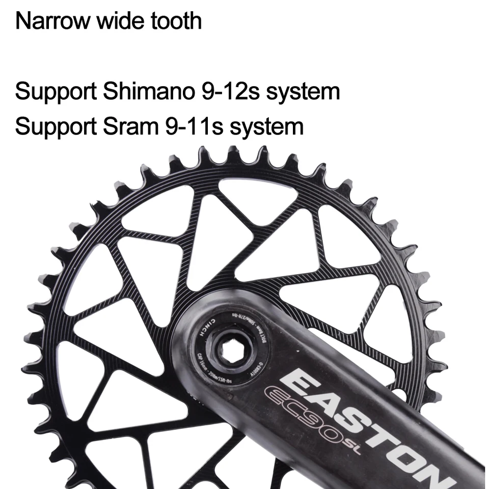 ストーンラウンドチェーンリング ダイレクトマウント EC90 EC90SL