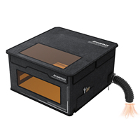 Atomstack FB2 Enclosure Foldable Dust-Proof Cover Laser Cutter Eye Protection All Brand Laser Engraver Protective Smoke Exhaust