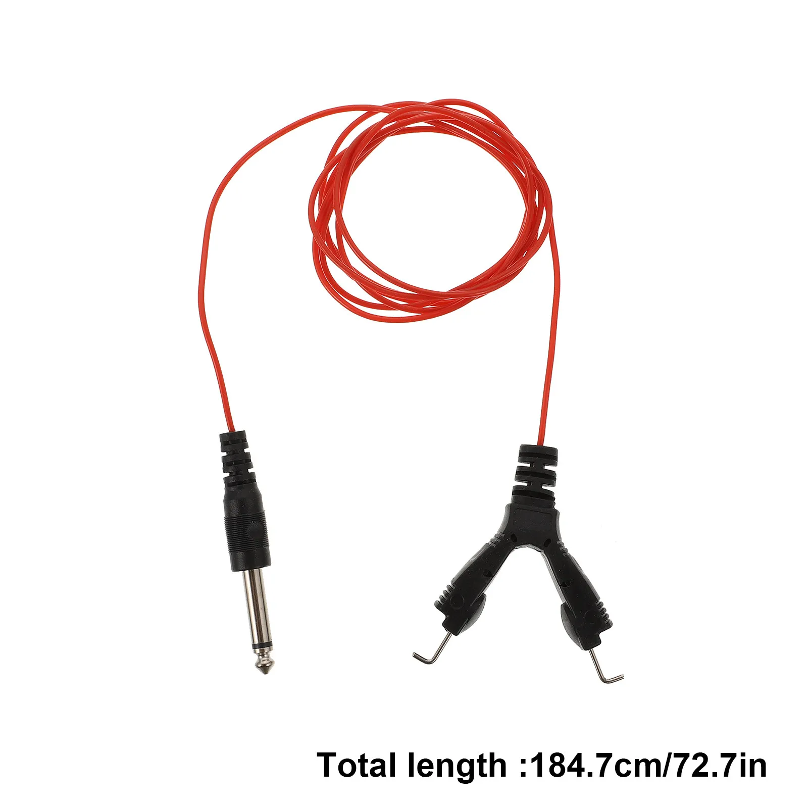 1Pcs 1.8m Tattoo Machine Clip Cord Waterproof Wear Resistant Hook Line High Sensitivity Plug Pure Copper Wire Stable Power