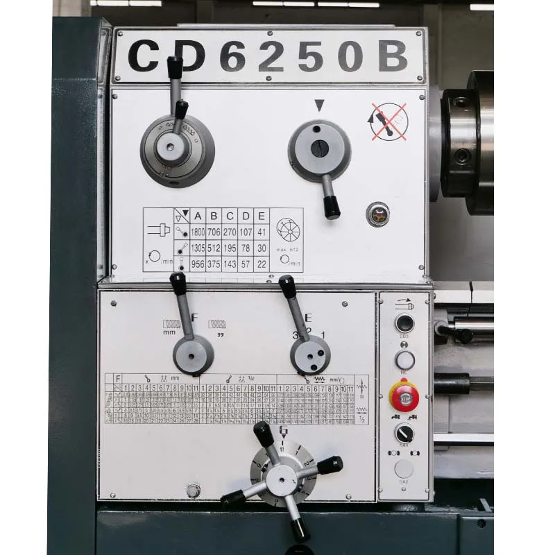 Airow Mechanic Lathe Engine CD6250BX1000 Tornos Para Metal Manual Lathe Machine Factory